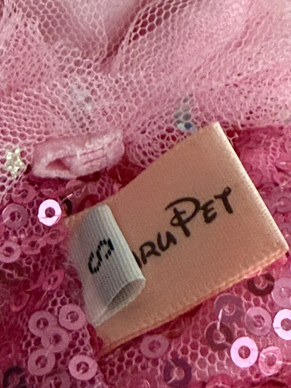 NWOT Sequin Tulle Dog Cat Dress with Ruffle Skirt